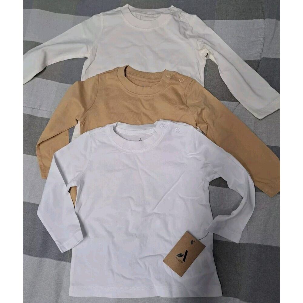 Amazon Aware Unisex Babies' Cotton Jersey Long Sleeve‎ T-Shirt Pack Of 3 (12 M)